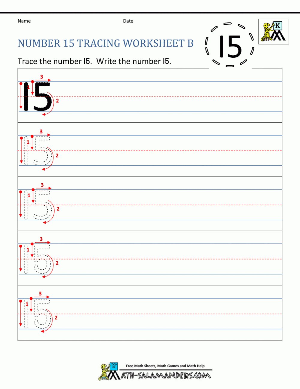 Number 15 Worksheets For Preschool Number 15 Worksheets For Preschool