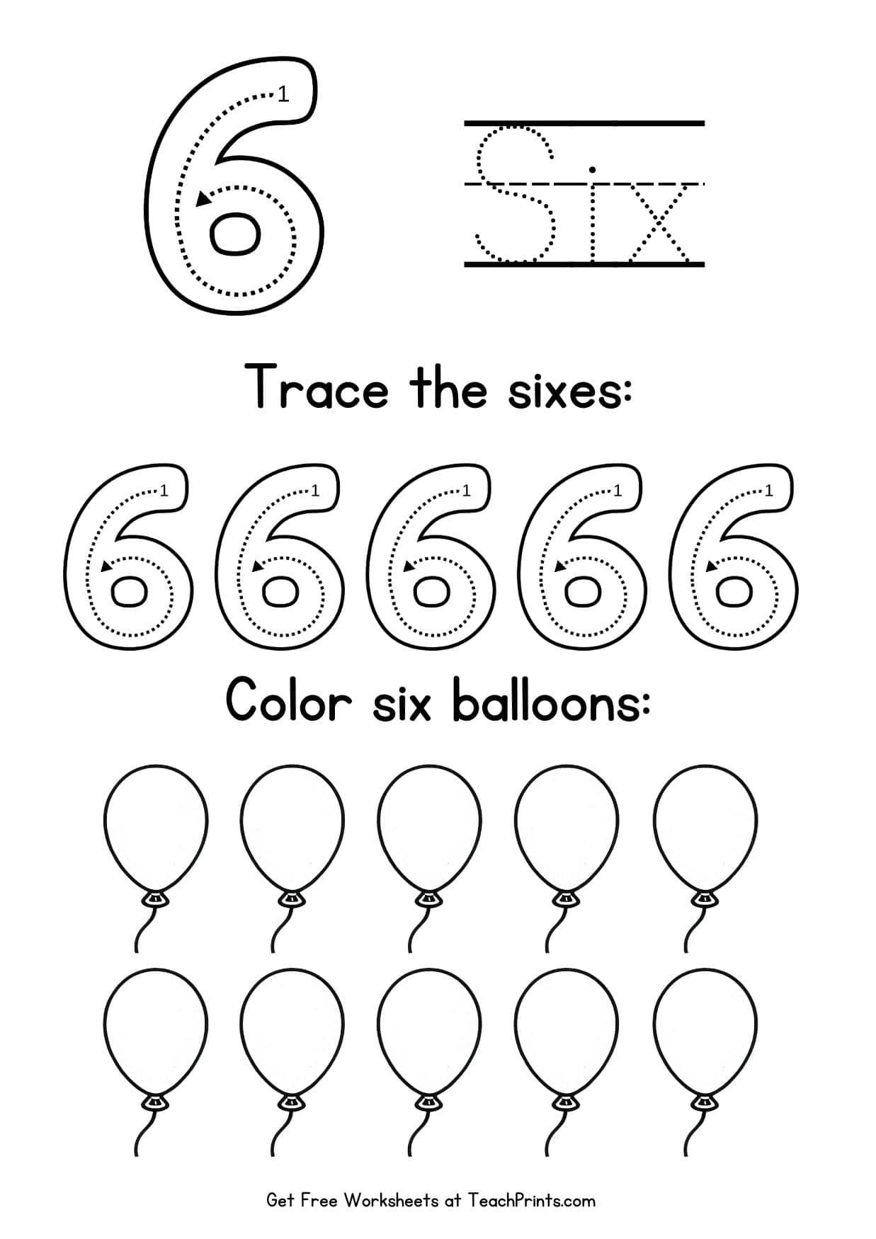 Printables For Preschoolers Numbers