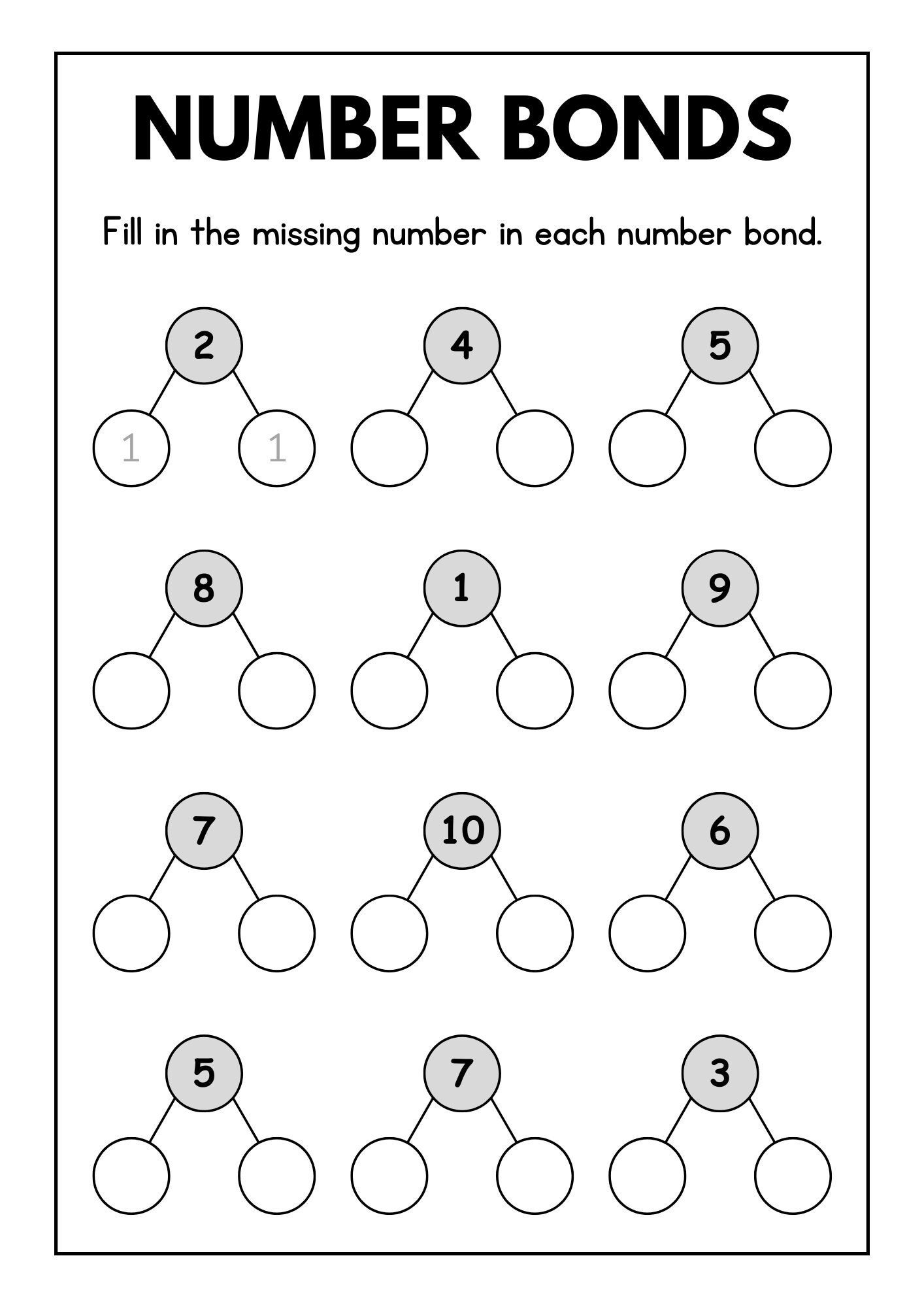 Number Bonds To 20 Teaching Number Bonds To 20 Printable Number Bonds Math Worksheets Numbers 1 To 20 Kindergarten First Grade Etsy Number Bonds To 20 Teaching Number Bonds To 20 Printable Number Bonds Math Worksheets Numbers 1 To 20 Kindergarten First Grade Etsy