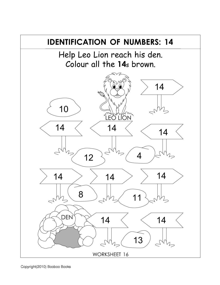 Number Recognition Worksheets U0026 Activities HubPages Number Recognition Worksheets U0026 Activities HubPages