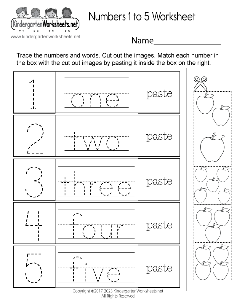 Numbers 1 To 5 Worksheet Free Printable Digital U0026 PDF Worksheets Library Numbers 1 To 5 Worksheet Free Printable Digital U0026 PDF Worksheets Library