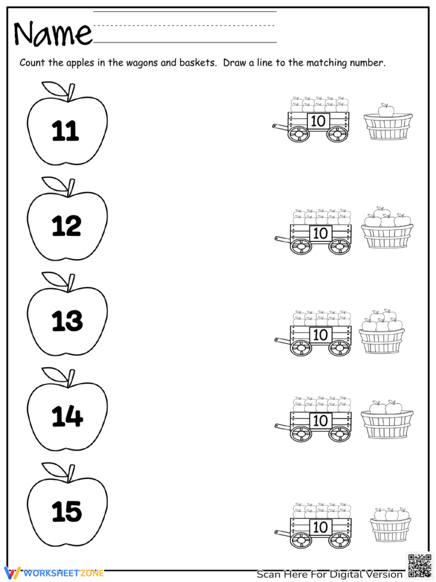 Numbers 11 20 Worksheets Printable