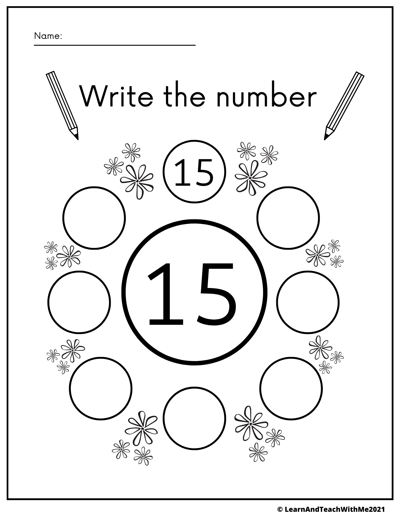 Numbers 11 20 Writing Worksheets Made By Teachers Numbers 11 20 Writing Worksheets Made By Teachers