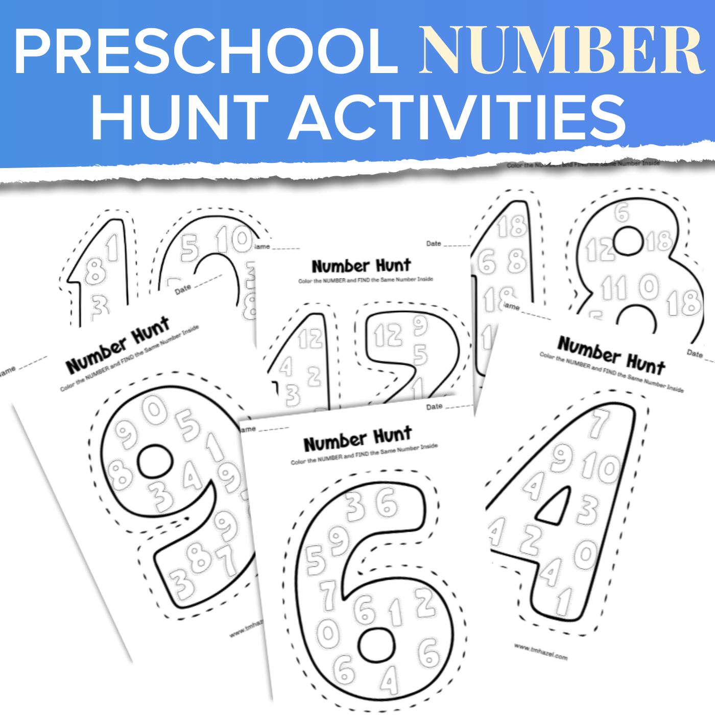 NUMBERS HUNT WORKSHEETS NUMBERS HUNT WORKSHEETS