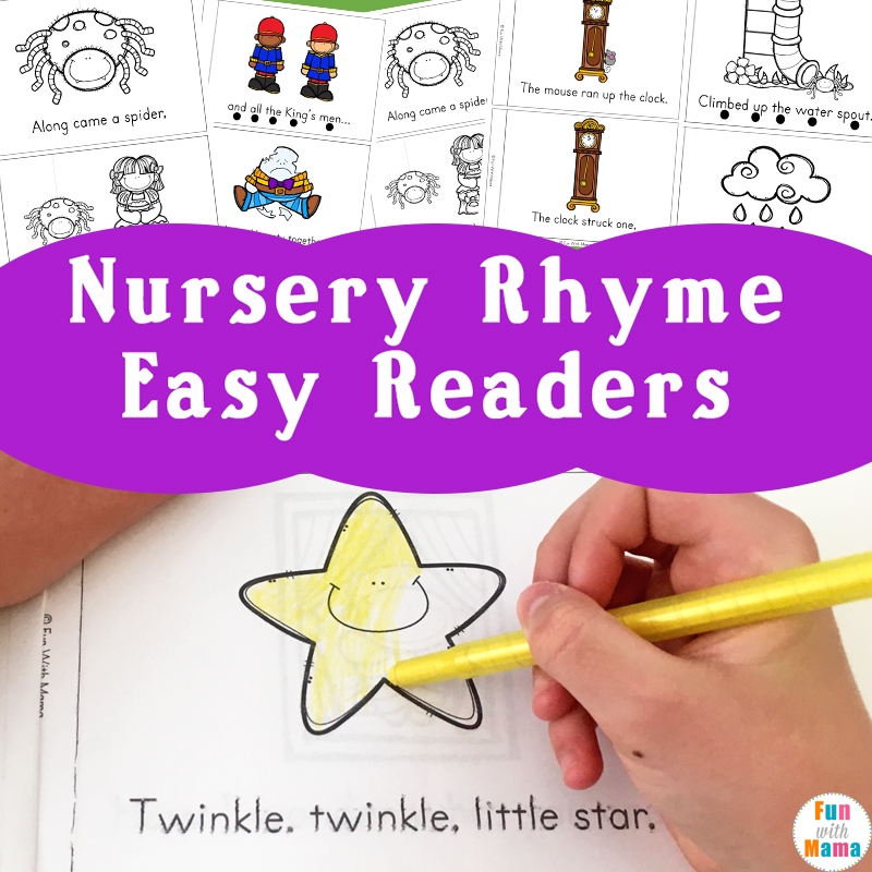 Printable Nursery Rhyme Books For Preschoolers Printable Nursery Rhyme Books For Preschoolers