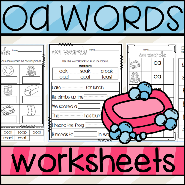 OA Words Worksheets