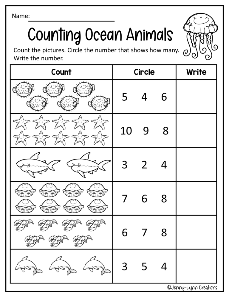 Ocean Animals Preschool Theme Made By Teachers