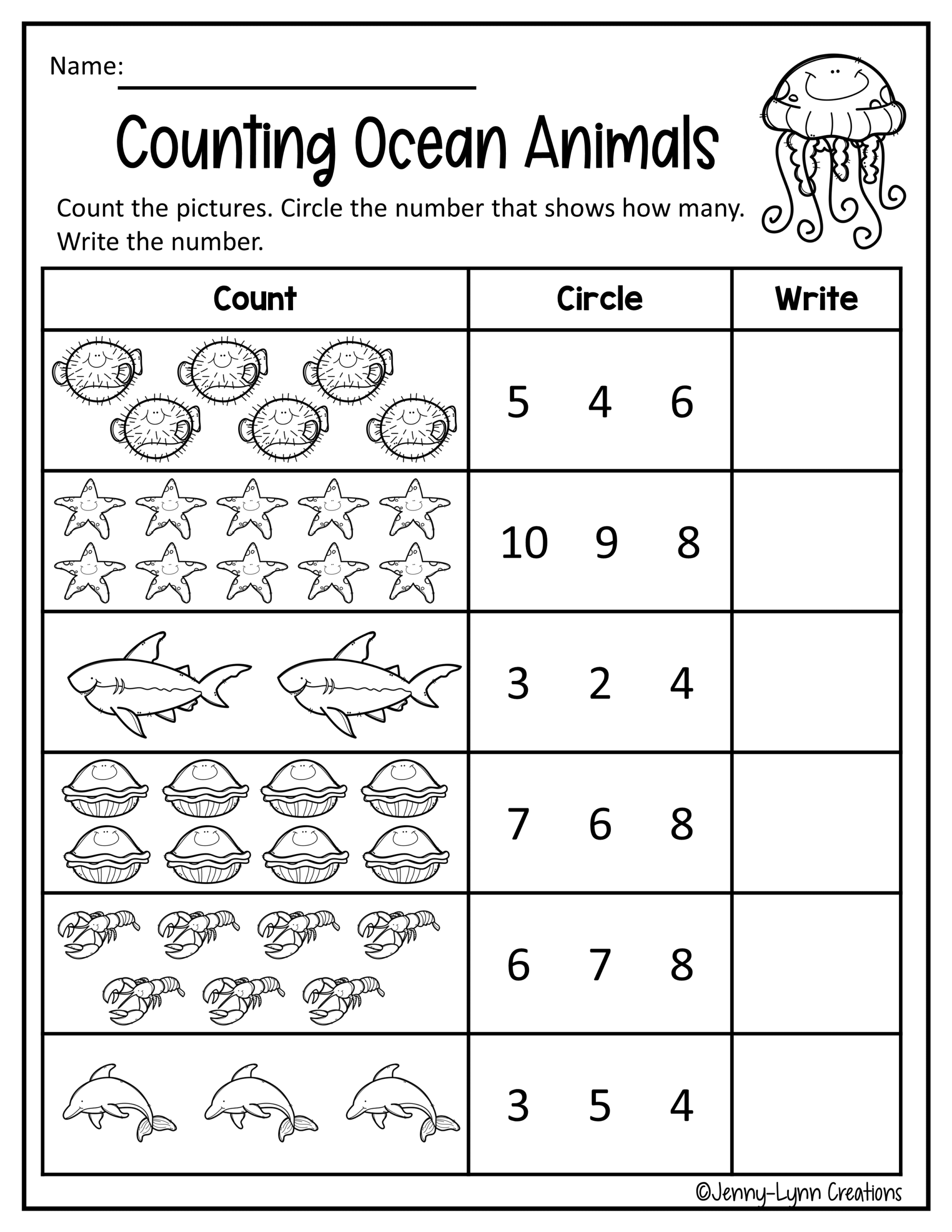 Ocean Animals Preschool Theme Made By Teachers Ocean Animals Preschool Theme Made By Teachers