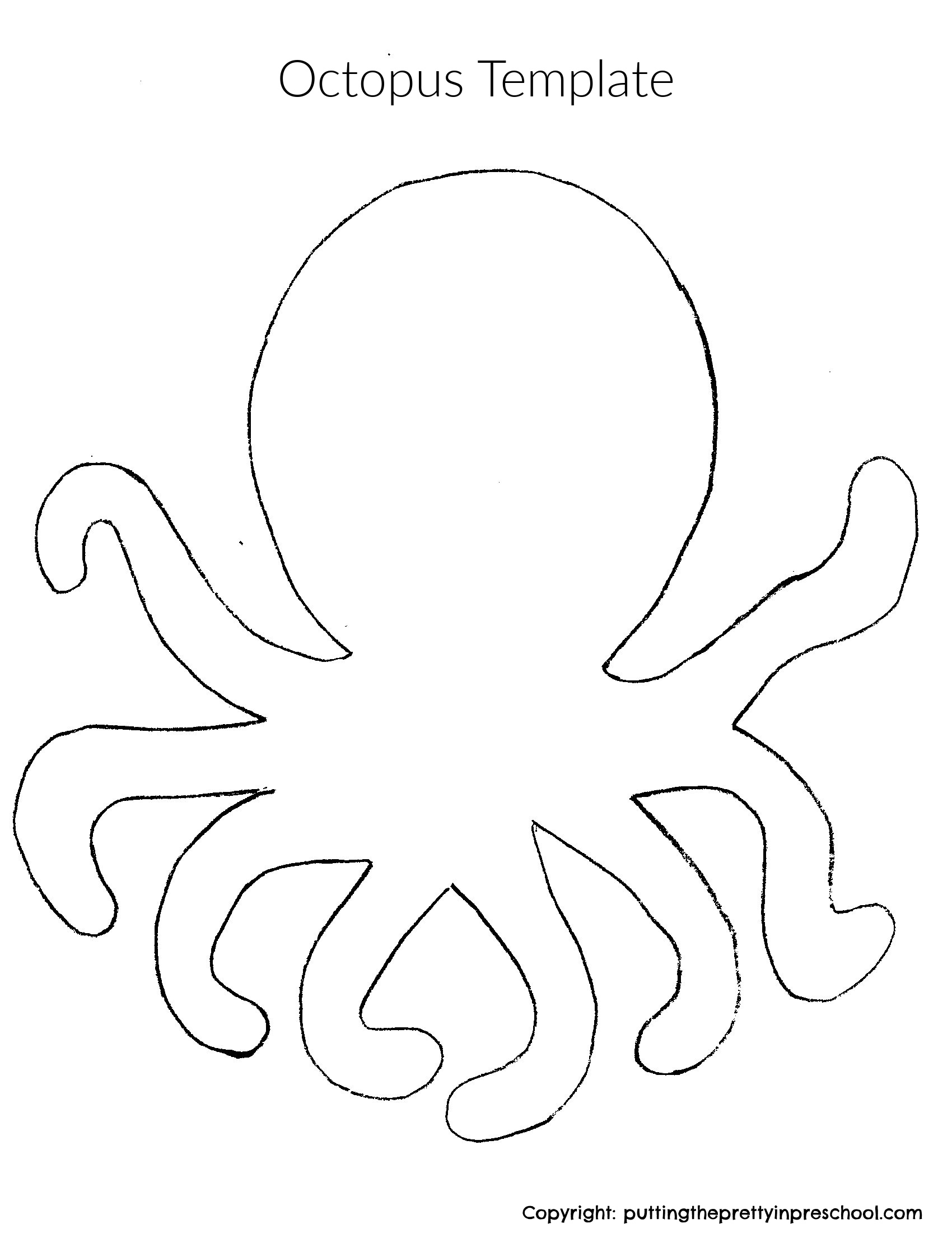 Octopus Craft Preschool Free Printable Octopus Craft Preschool Free Printable