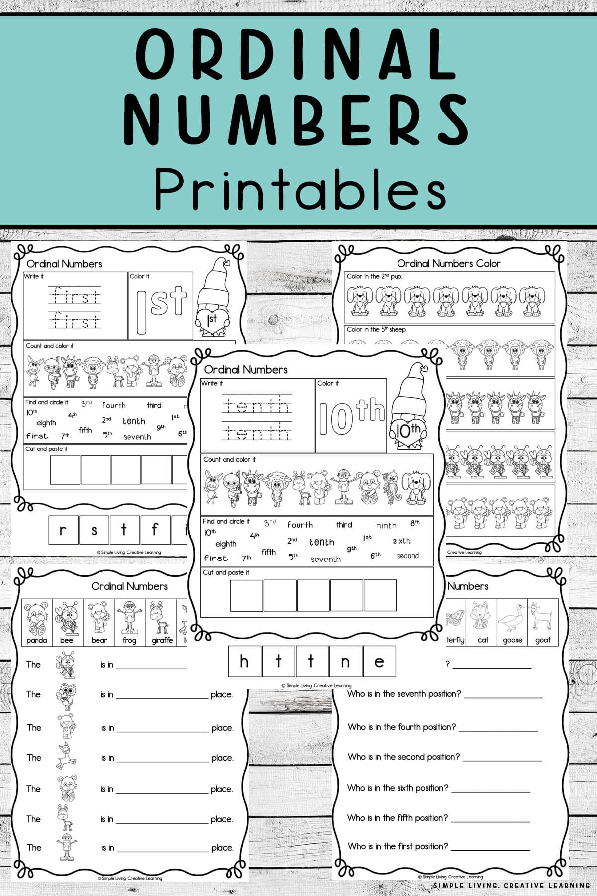 Ordinal Numbers Free Printable Worksheets Ordinal Numbers Free Printable Worksheets