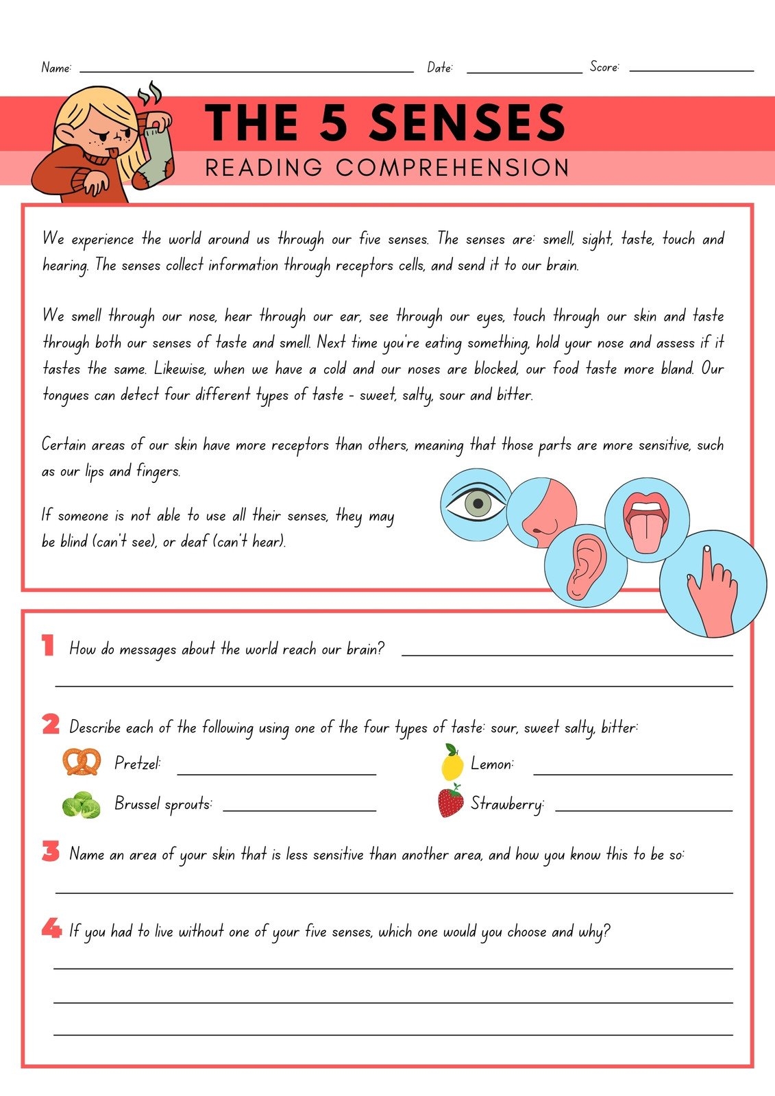 Page 11 Free Custom And Printable Reading Worksheet Templates 
