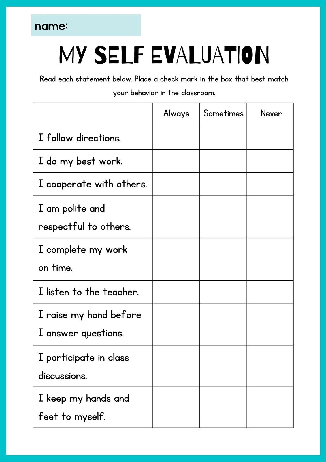 Page 13 Free Custom Printable Worksheets For Teachers Canva
