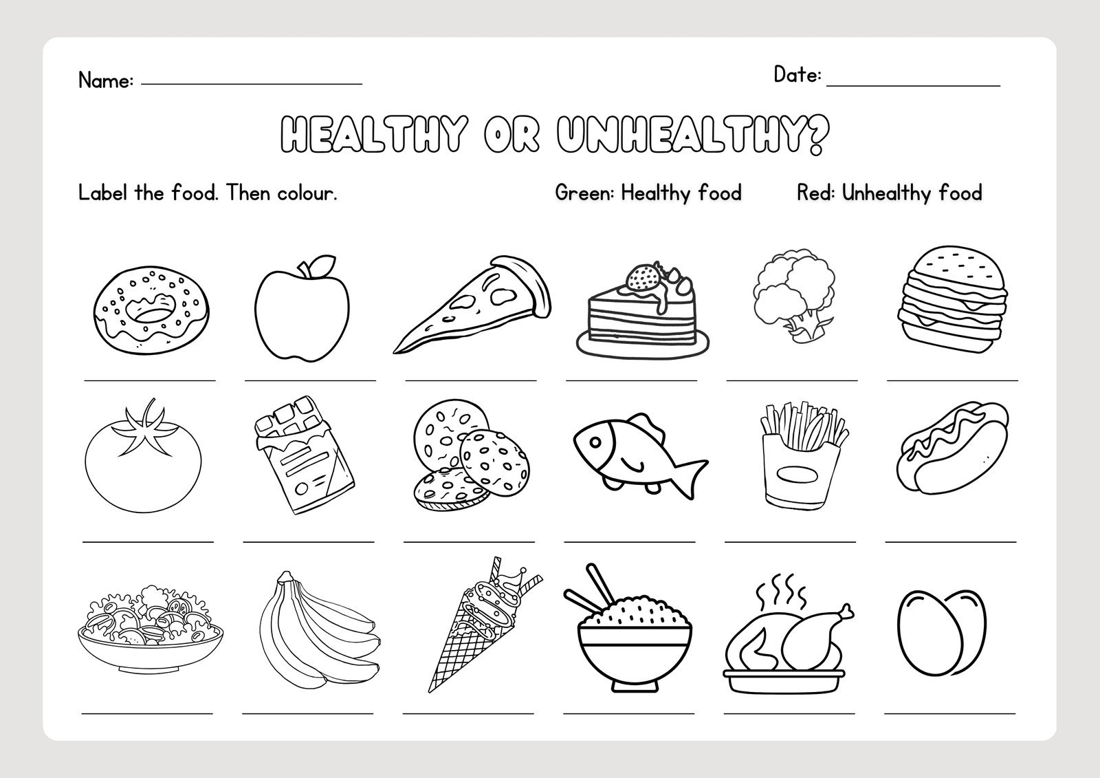 Page 3 Free To Customize And Print Food Worksheet Templates Canva Page 3 Free To Customize And Print Food Worksheet Templates Canva