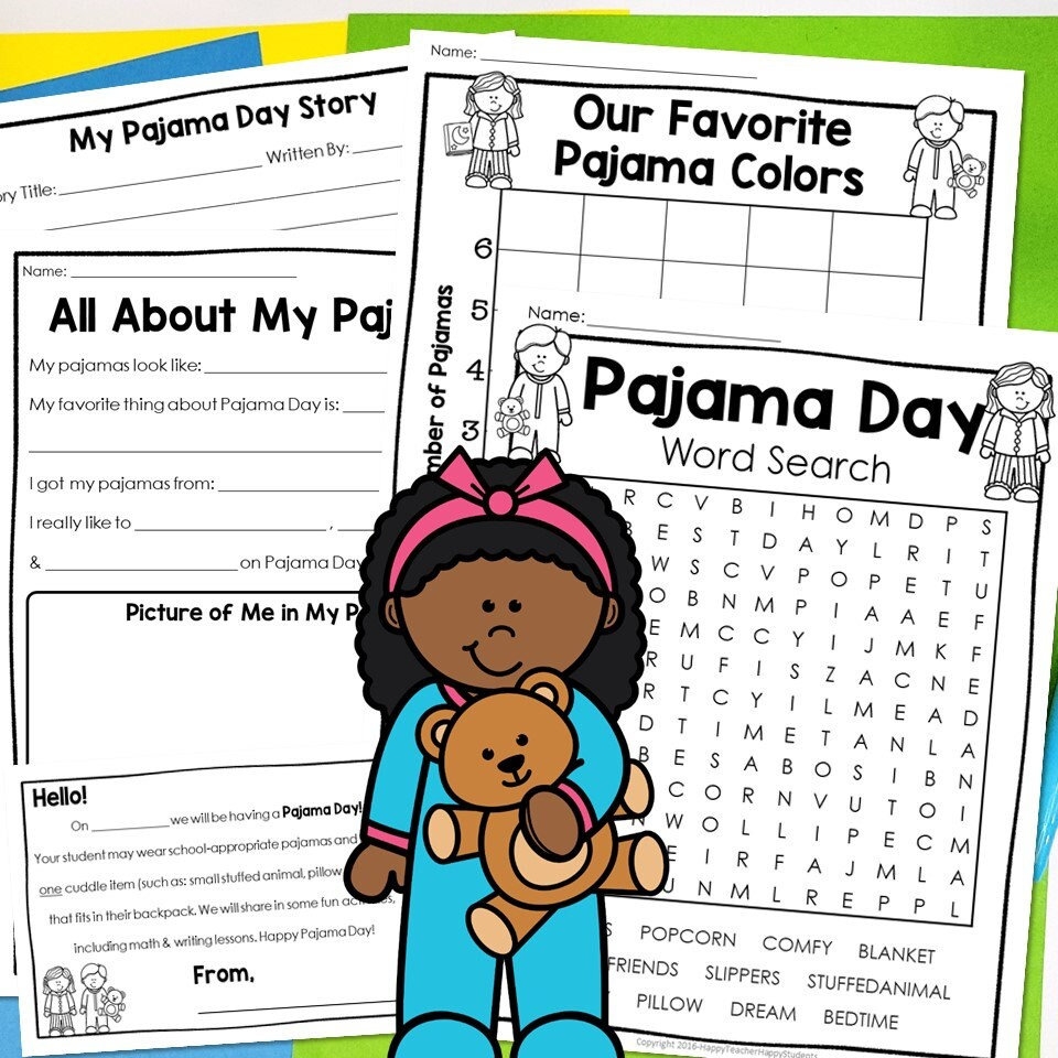 Pajama Day Activities Pajama Day Party Word Search Writing U0026 Math Activities Digital PDF School Pajama Day PJ Day Worksheets PDF Etsy Pajama Day Activities Pajama Day Party Word Search Writing U0026 Math Activities Digital PDF School Pajama Day PJ Day Worksheets PDF Etsy