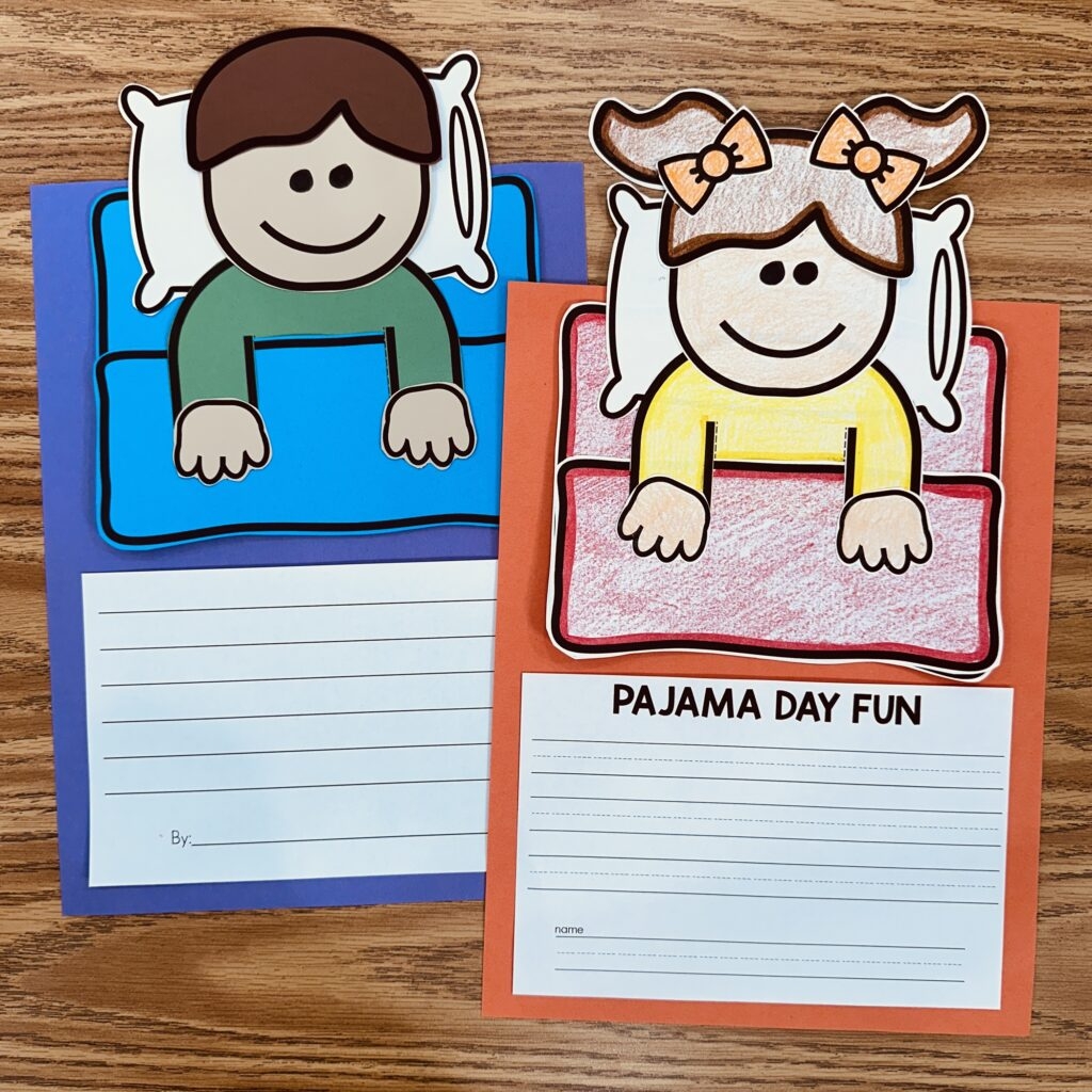 Pajama Day Winter Theme Day Craft Simply Kinder Plus Pajama Day Winter Theme Day Craft Simply Kinder Plus
