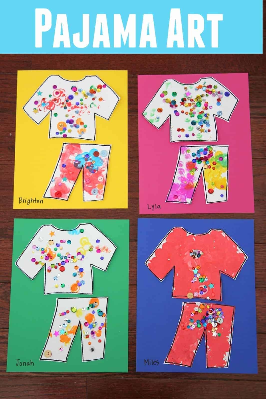 Pajama Name Matching Activity For Kids Toddler Approved Pajama Name Matching Activity For Kids Toddler Approved