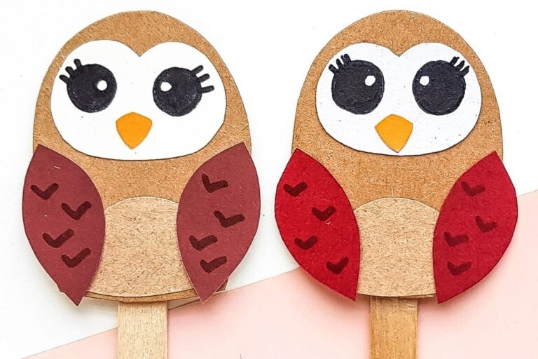 Papercraft Owl Puppet Kids Owl Craft Frugal Mom Eh 
