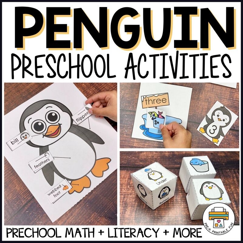 Penguin Preschool Activities Pre K Printable Fun