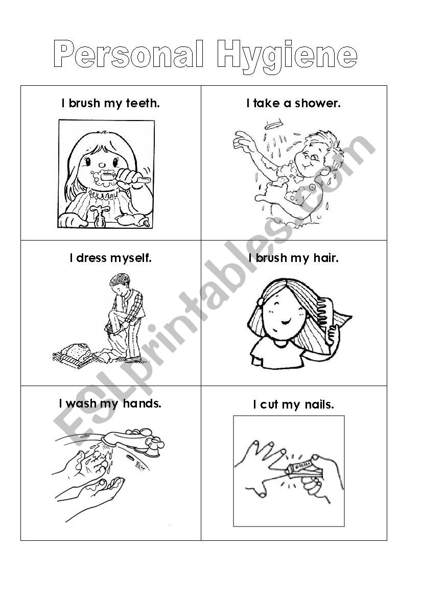Personal Hygiene Activities Worksheets Printable Personal Hygiene Activities Worksheets Printable
