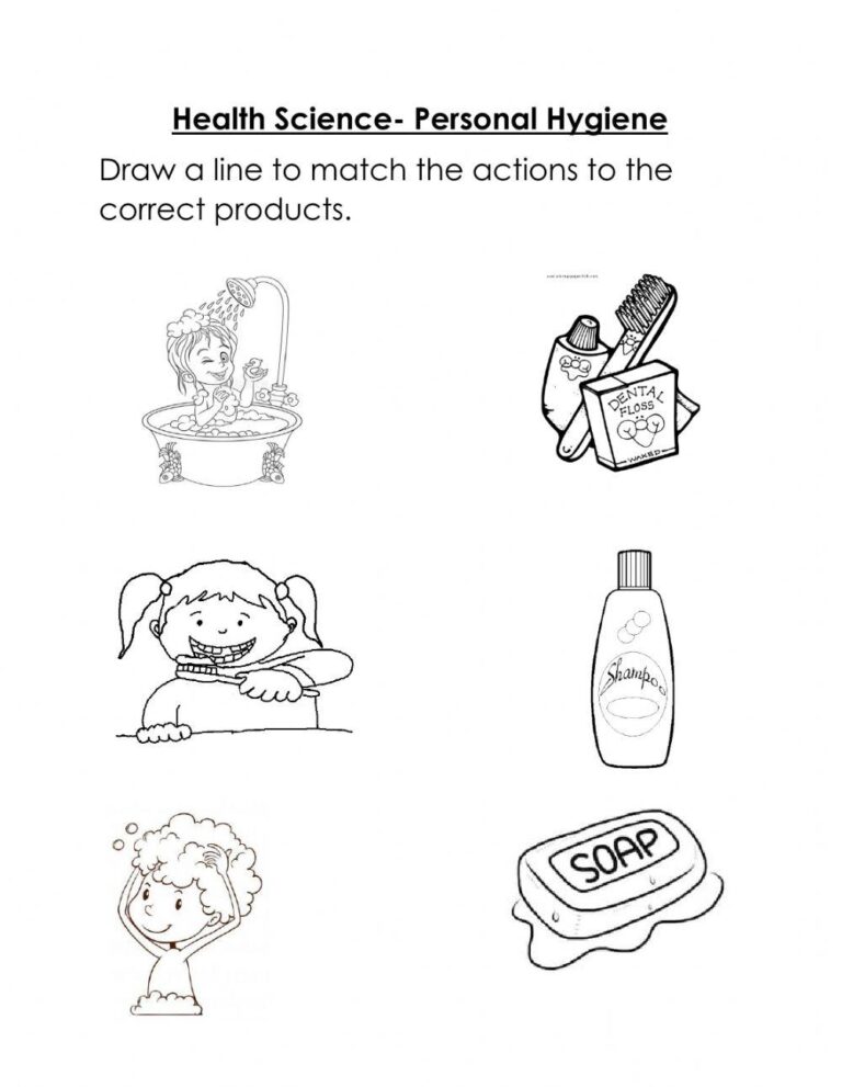 Personal Hygiene Exercise For Kindergarten Live Worksheets Worksheets Library