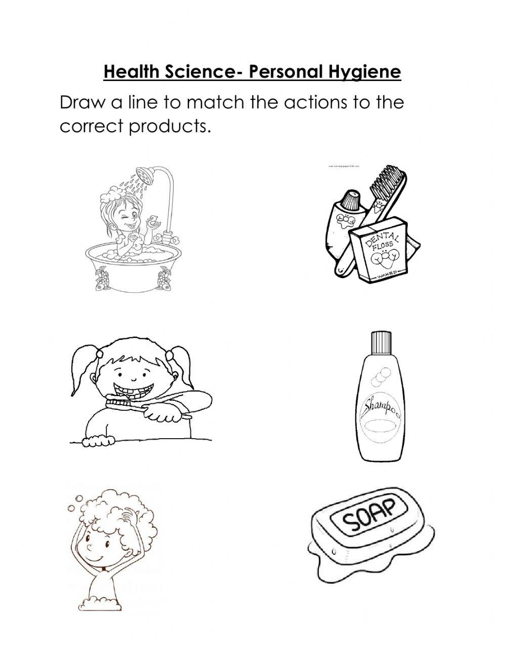 Personal Hygiene Exercise For Kindergarten Live Worksheets Worksheets Library