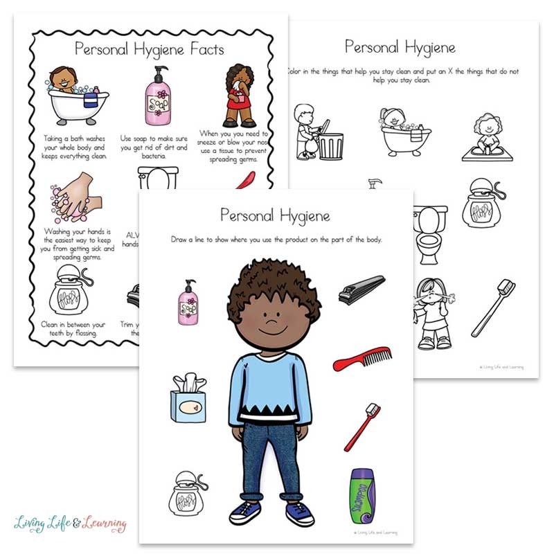 Personal Hygiene Worksheets For Kids Worksheets Library
