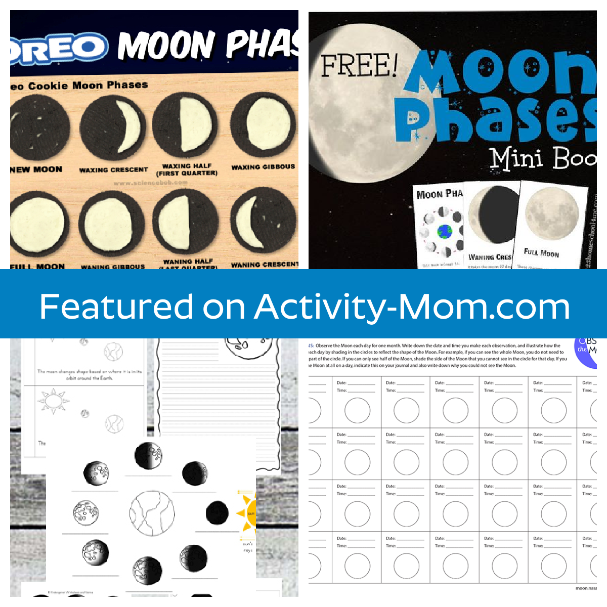Phases Of The Moon Printables free The Activity Mom Phases Of The Moon Printables free The Activity Mom