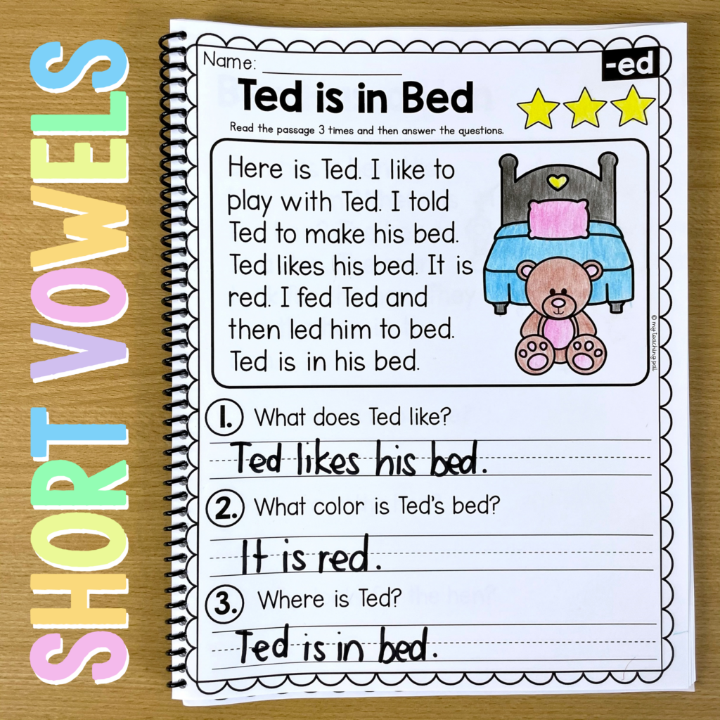 Phonics Reading Comprehension Passages My Teaching Pal Phonics Reading Comprehension Passages My Teaching Pal