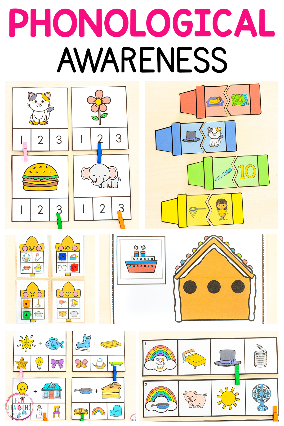 Phonological Awareness Activities And Printables Phonological Awareness Activities And Printables