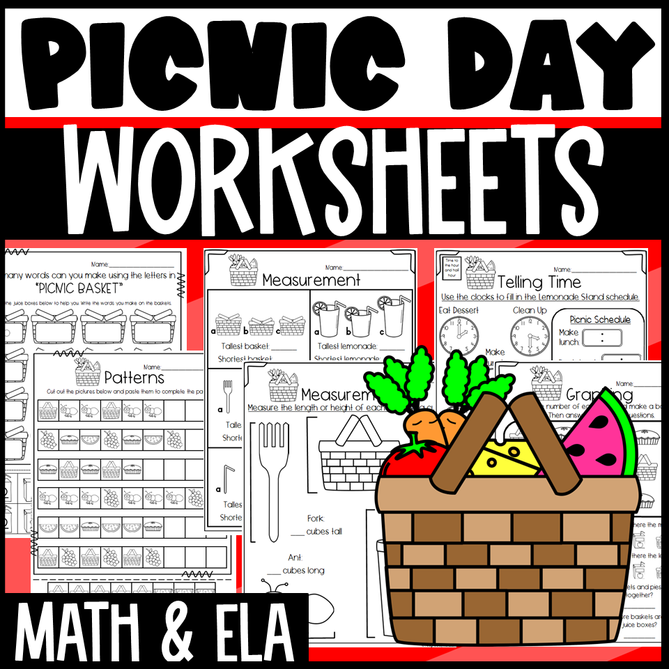 Picnic Themed Preschool Printables Picnic Themed Preschool Printables