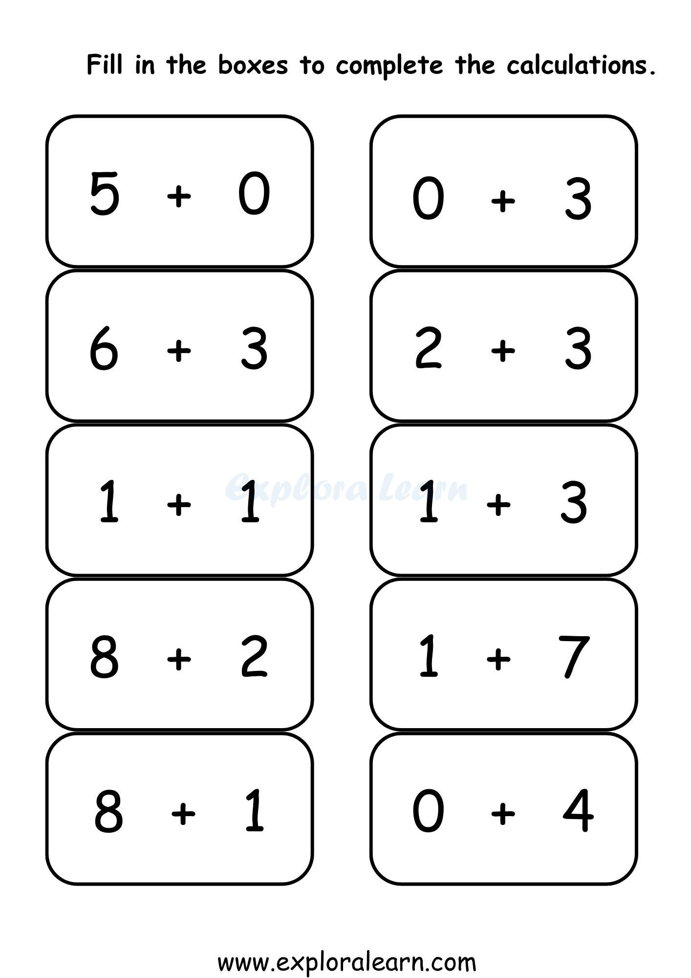 Picture Addition Count Addition And Simple Addition Worksheets Hands On Learning For 2 6 Year Olds
