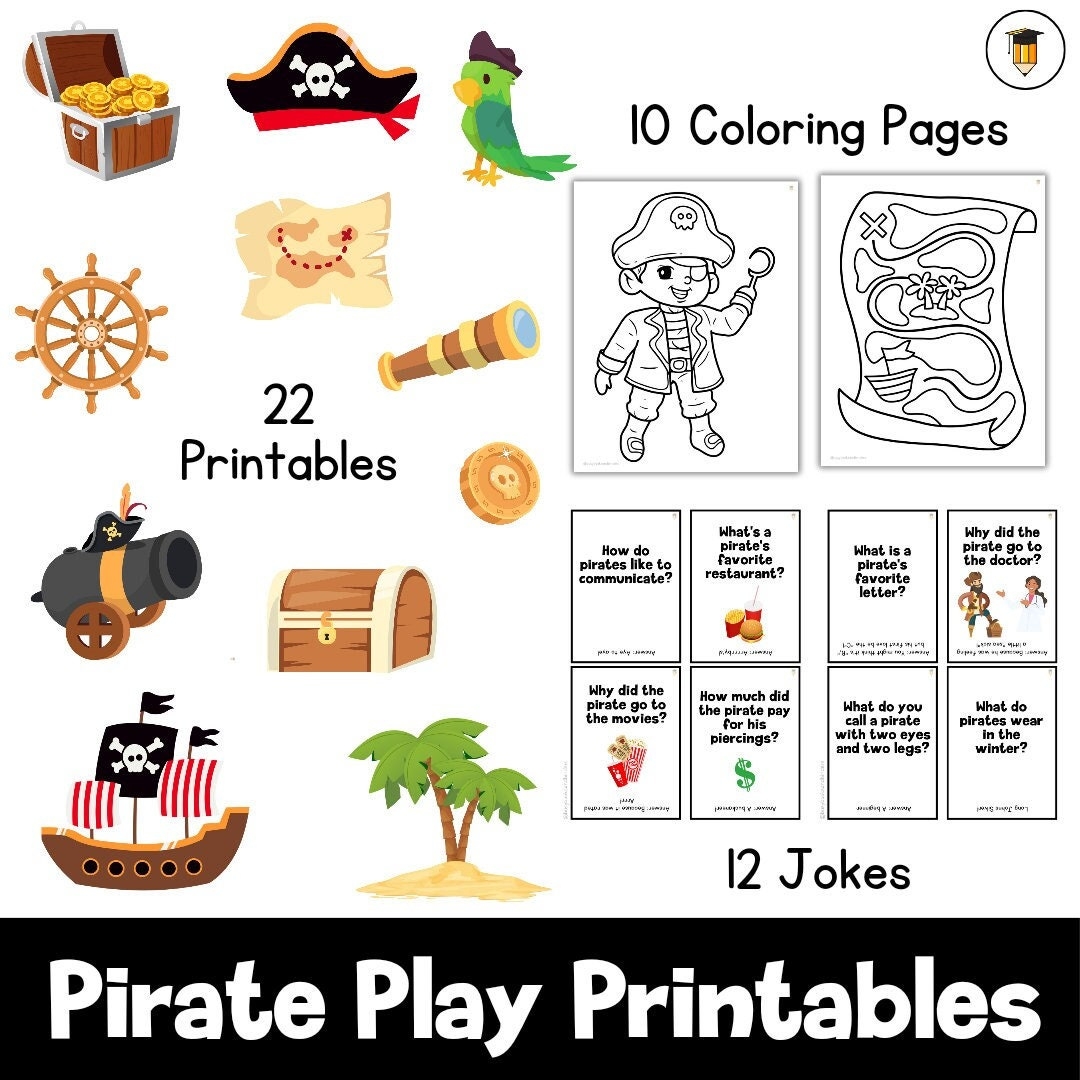 Printable Pirate Activities For Preschoolers Printable Pirate Activities For Preschoolers