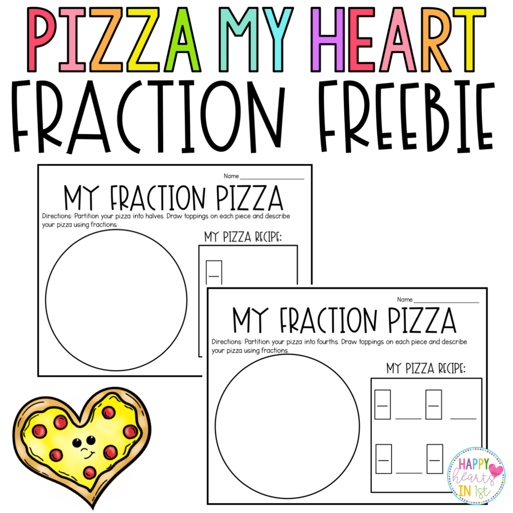 Pizza Fraction Activities Happy Hearts In 1st Pizza Fraction Activities Happy Hearts In 1st
