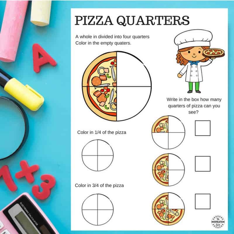 Pizza Fractions Worksheets For Kids The Inspiration Edit Pizza Fractions Worksheets For Kids The Inspiration Edit