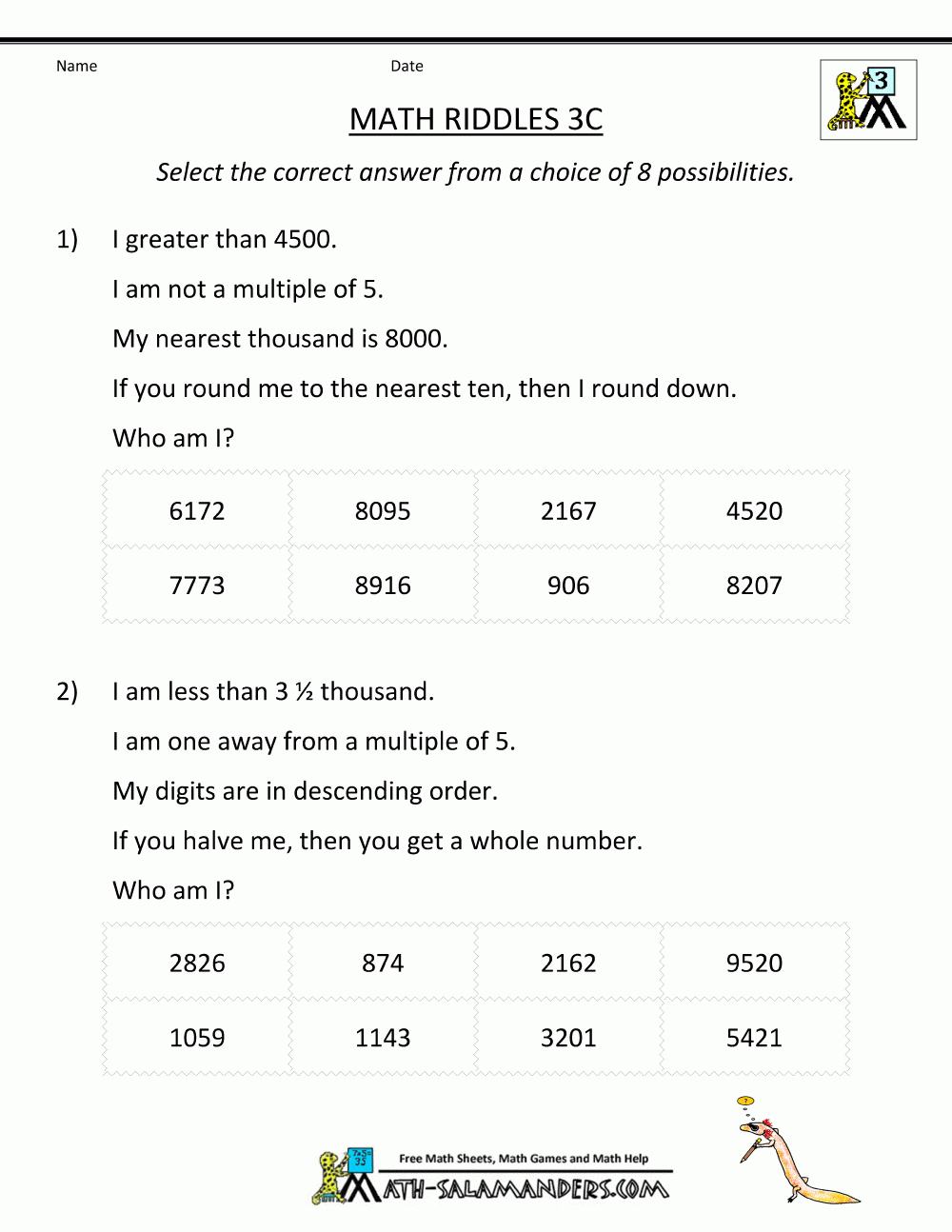 Place Value Worksheets 3rd Grade Place Value Worksheets 3rd Grade
