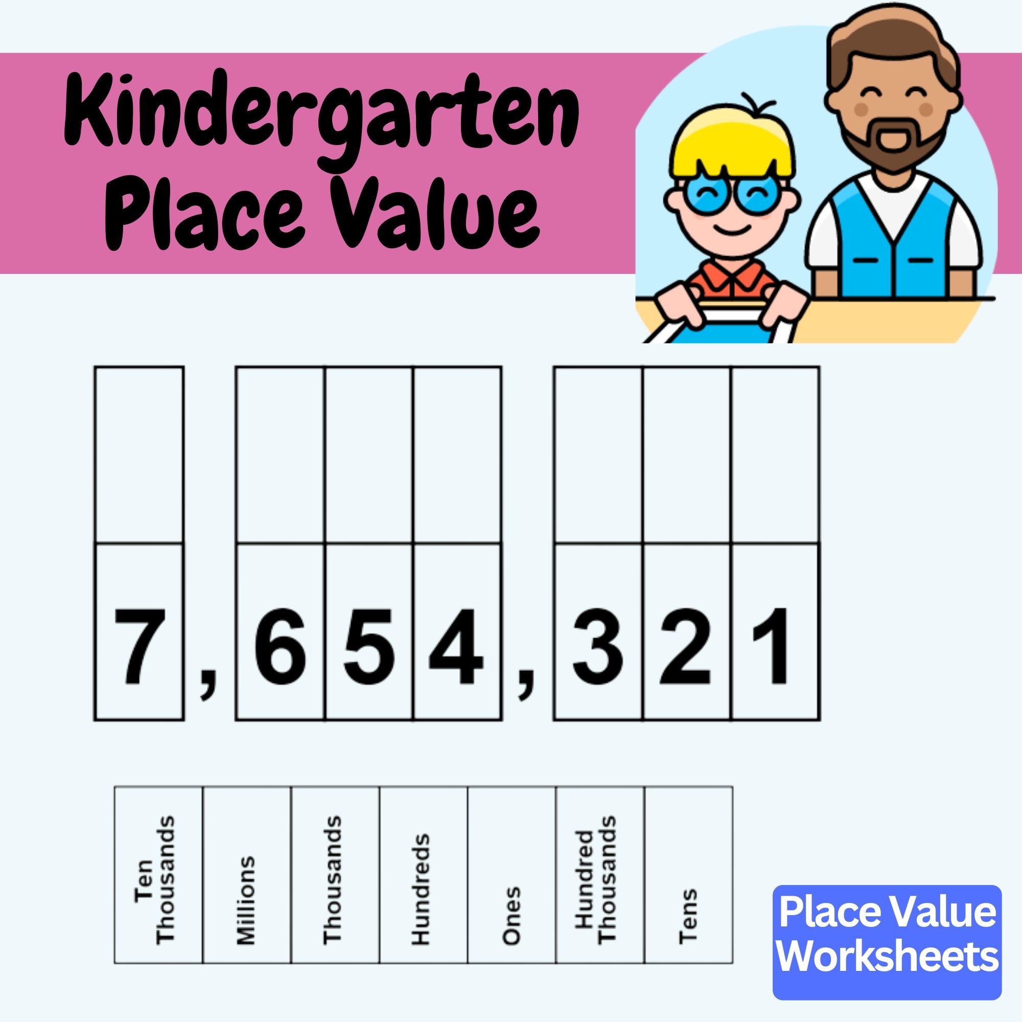 Place Value Printable Worksheets For Kindergarten