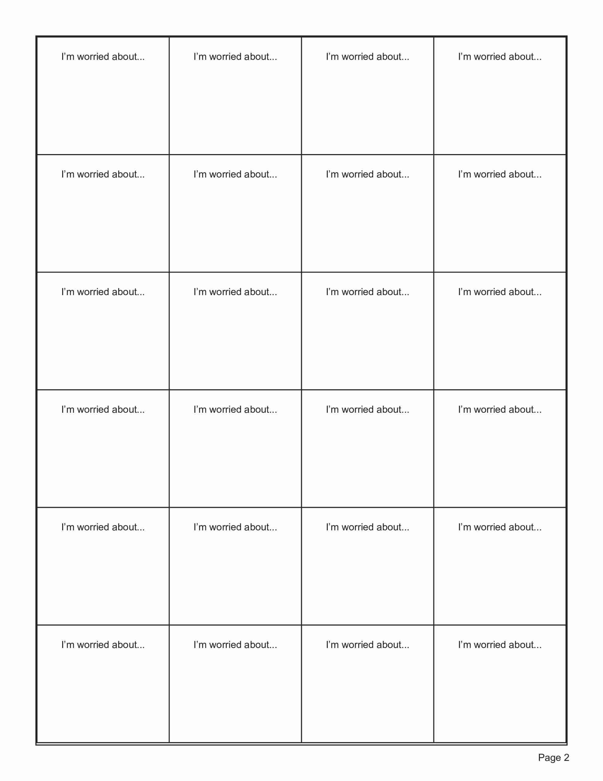 Play Therapy Worry Jar Worksheet PDF TherapyByPro