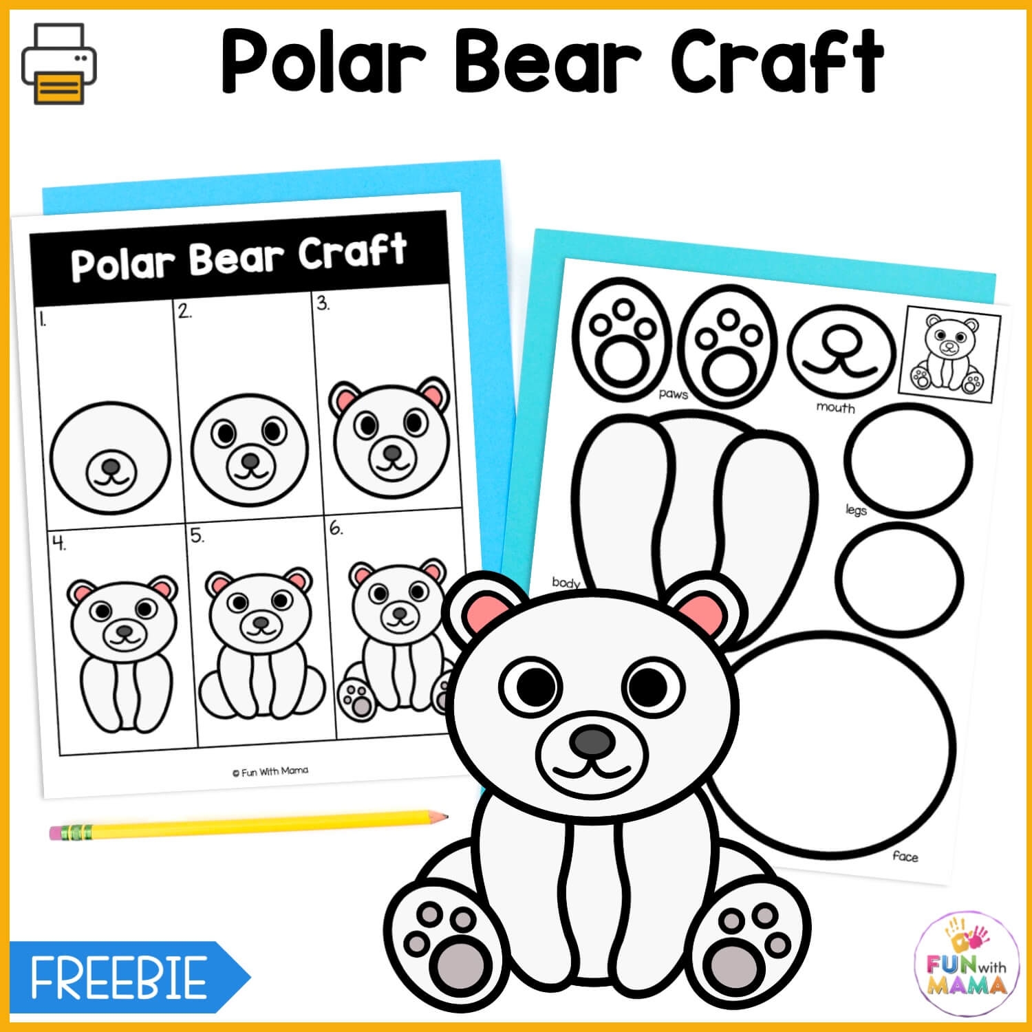 Polar Bear Craft Fun With Mama