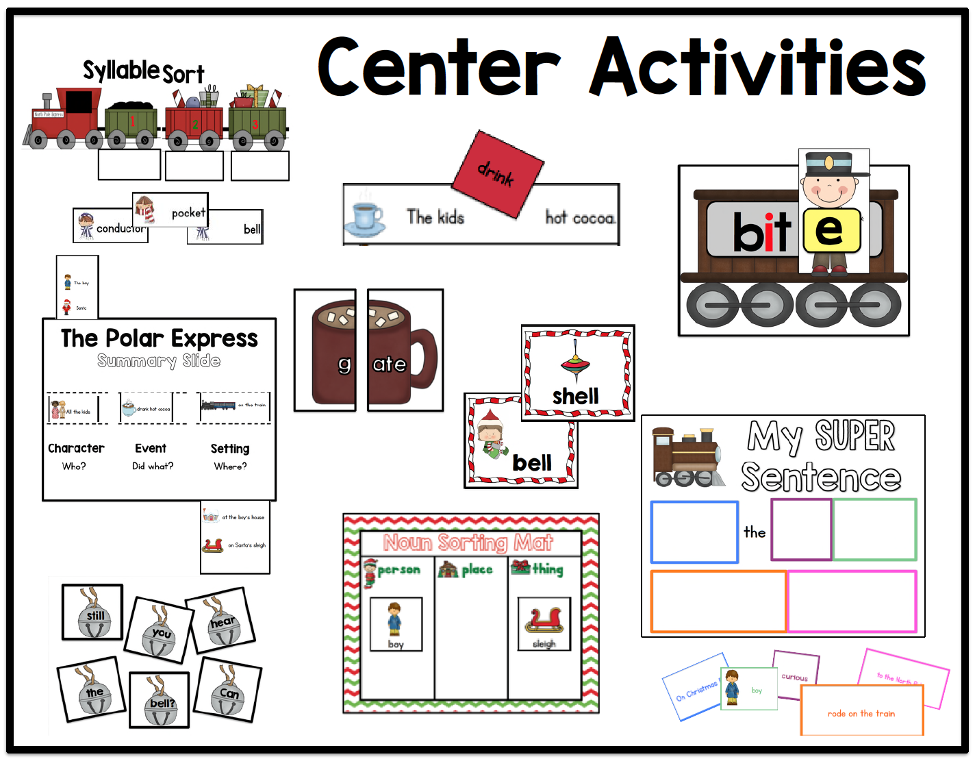 Polar Express Activities For First Grade With A FREEBIE Sarah s Teaching Snippets Polar Express Activities For First Grade With A FREEBIE Sarah s Teaching Snippets