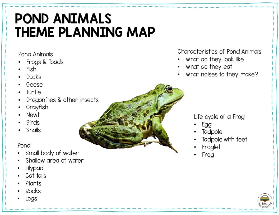 Pond Animals Preschool Activities Pre K Printable Fun Pond Animals Preschool Activities Pre K Printable Fun