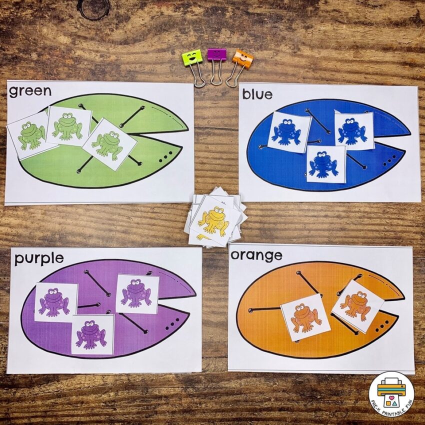 Pond Animals Preschool Activities Pre K Printable Fun