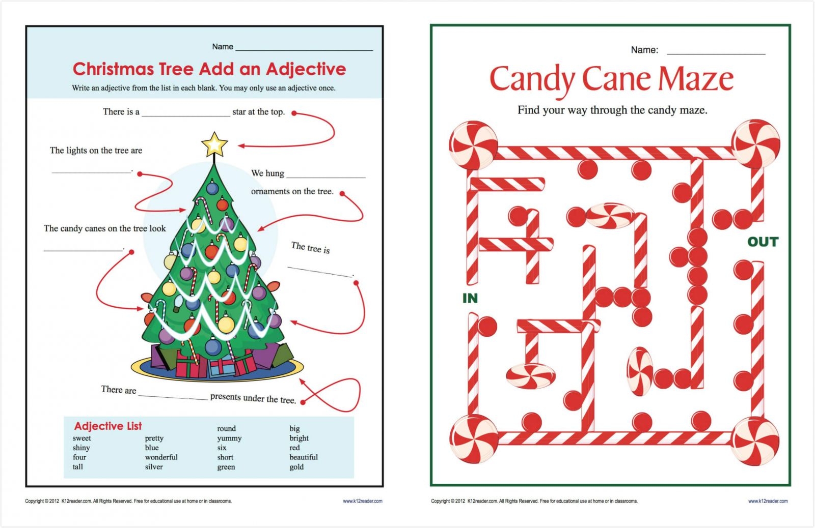 Popular Christmas Worksheets PDF For Free Print And Download Popular Christmas Worksheets PDF For Free Print And Download