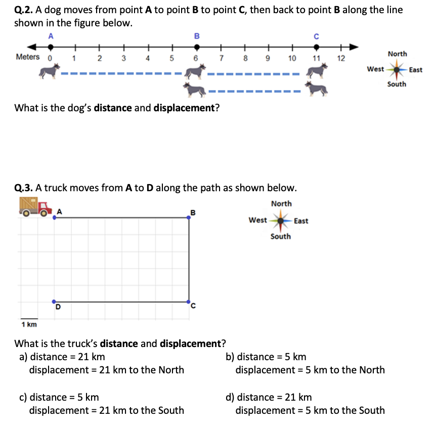 Position Distance And Displacement Worksheet Worksheets Library