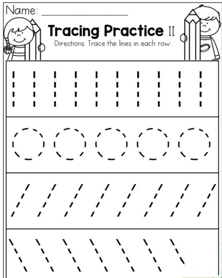 Pre writing Strokes Kushis Way Of Learning Worksheets Library