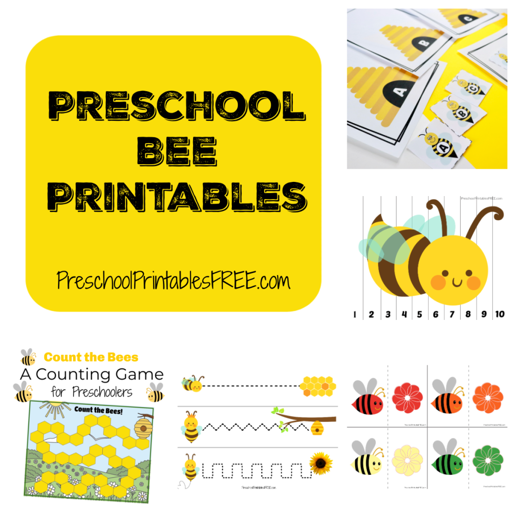 Preschool Bee Printables And Resources free Free Preschool Printables