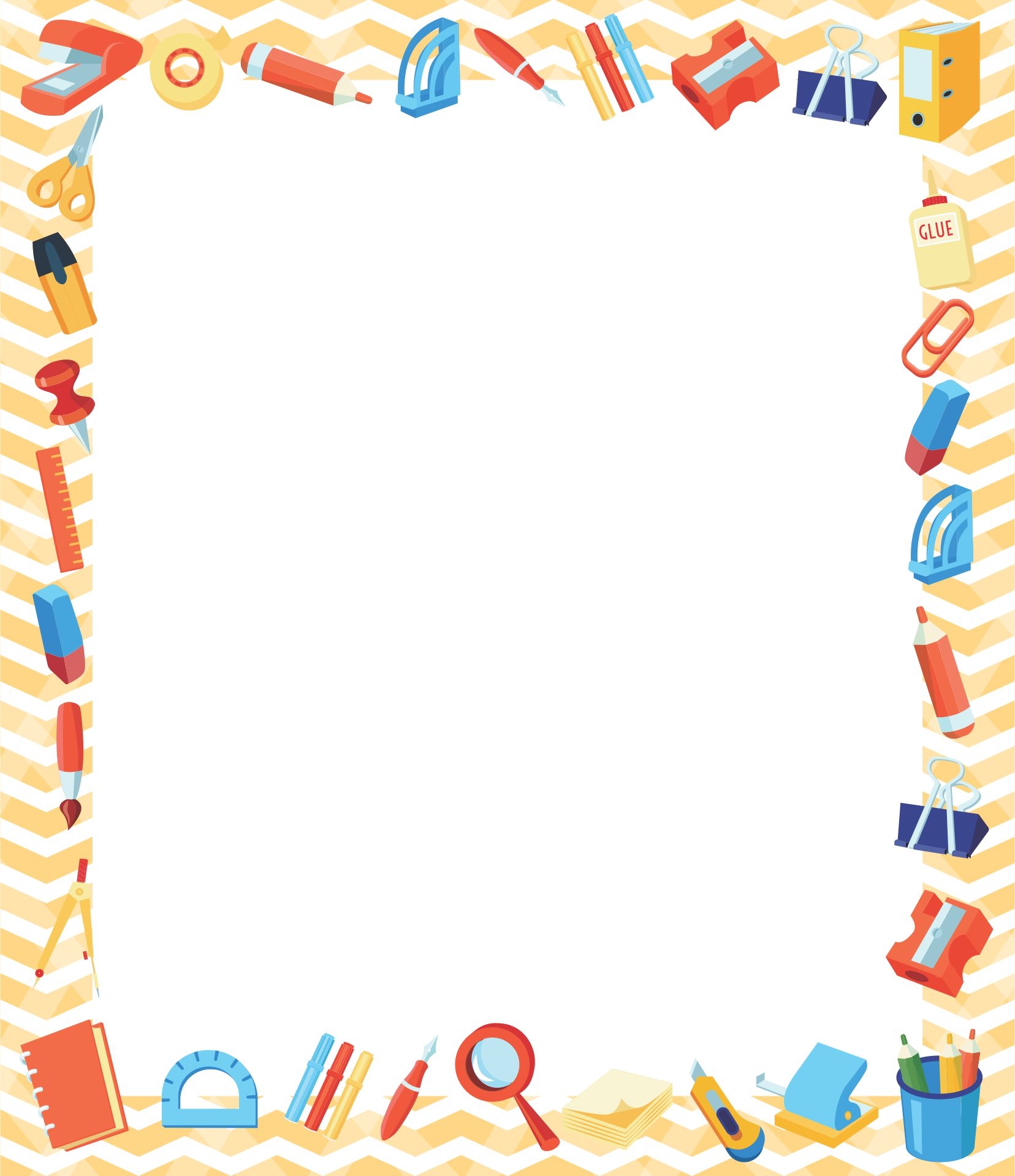 Preschool Border Printable Preschool Border Printable