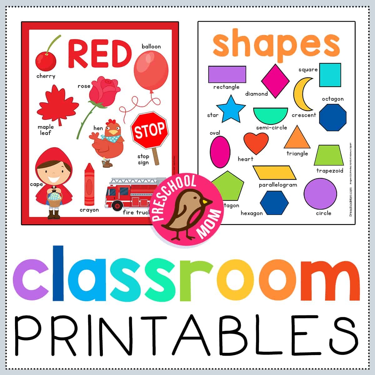 Preschool Printable Free
