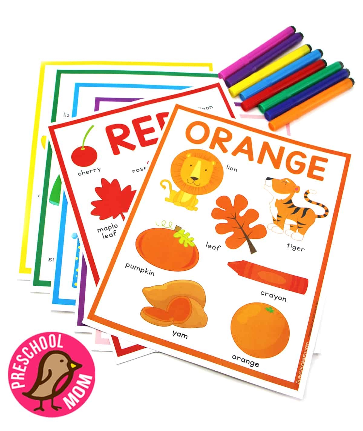 Preschool Color Charts Preschool Mom Preschool Color Charts Preschool Mom