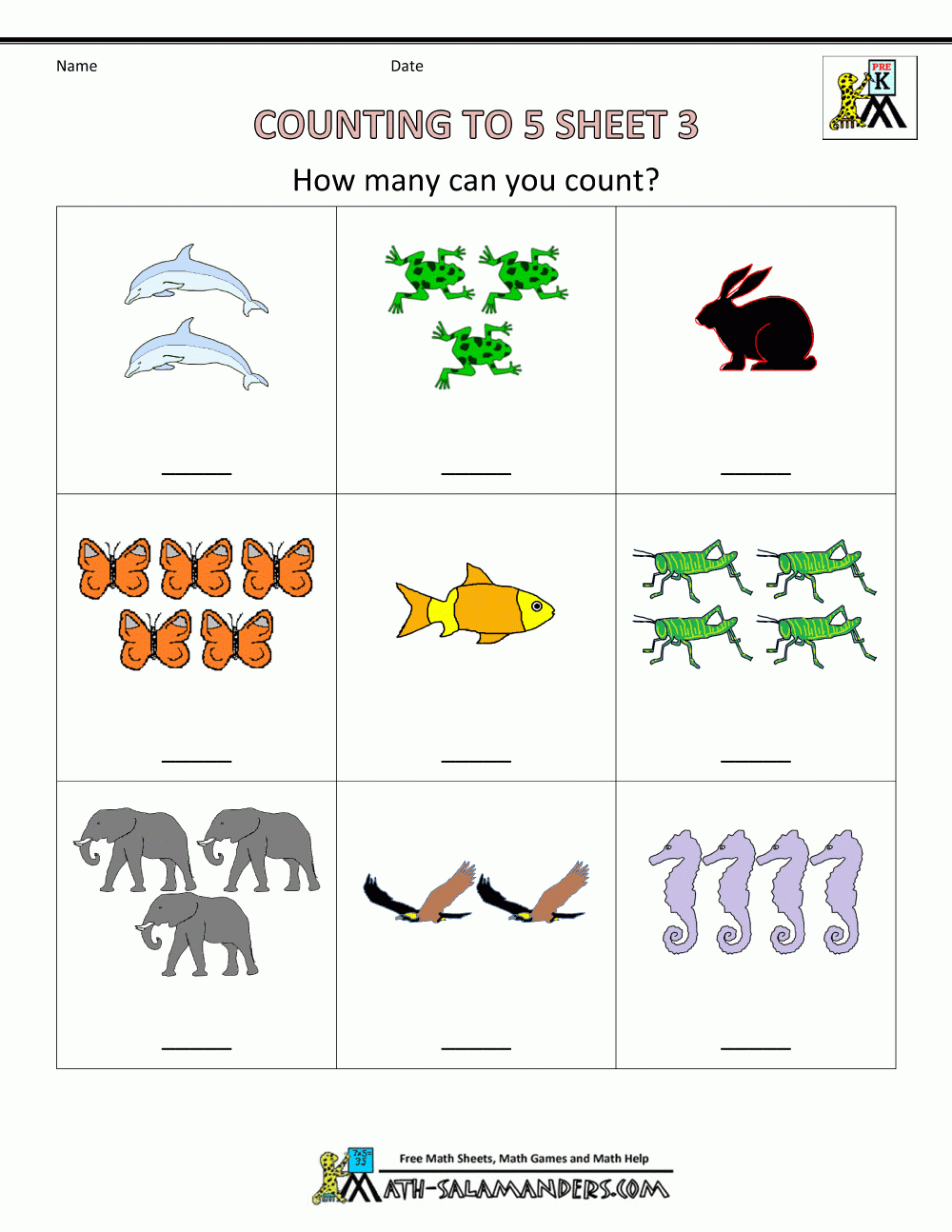 Printable Toddler Counting Worksheets Printable Toddler Counting Worksheets