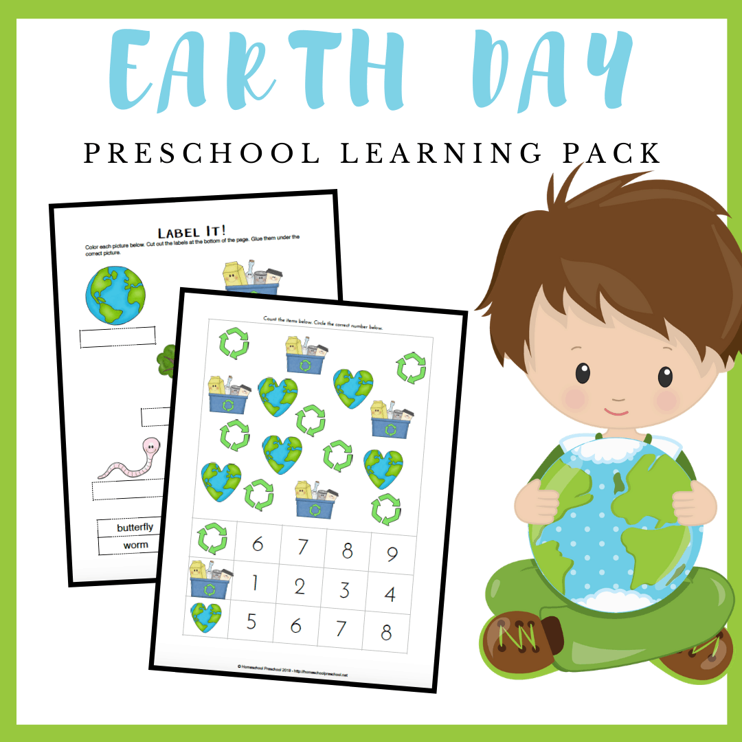 Earth Day Printable Worksheets For Kindergarten